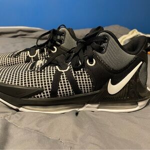 Nike Black and white LeBron 7s